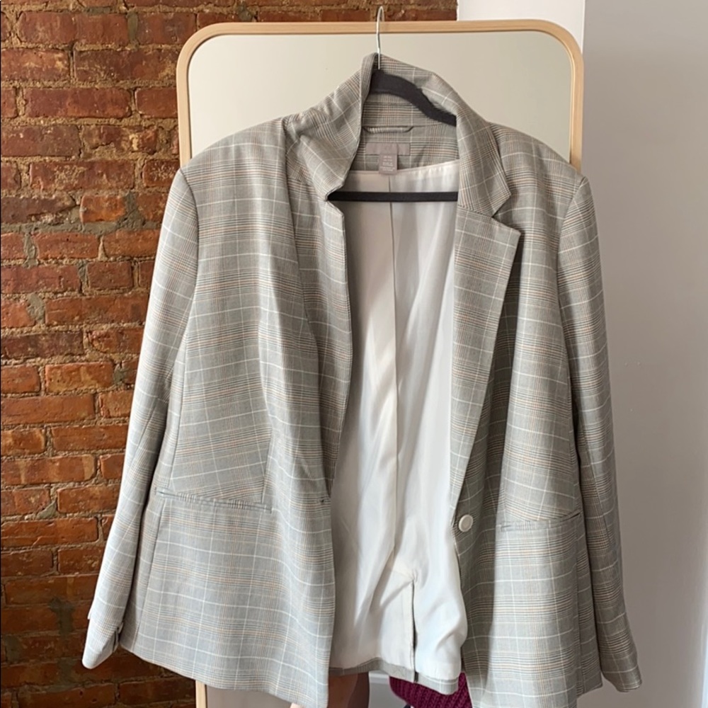 Plaid blazer